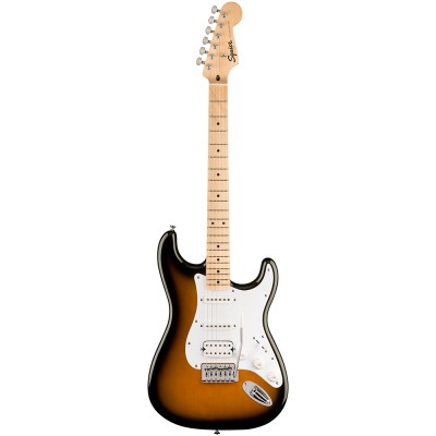Squier Sonic Strat Hss Maple White Pickguard 2-Color Sunburst #0373202503