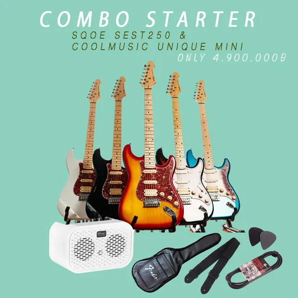 Combo "STARTER" - Sqoe SEST250 & Coolmusic Unique Mini