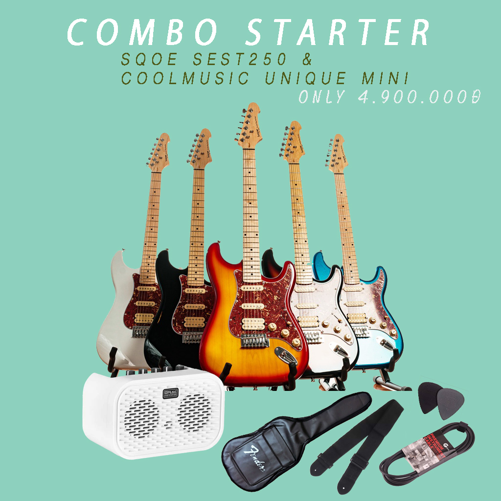 Combo "STARTER" - Sqoe SEST250 & Coolmusic Unique Mini