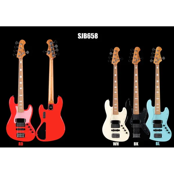 Sqoe SJB658 5-Strings Jazz Bass
